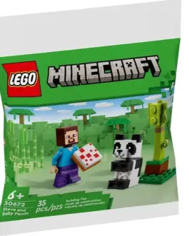 LEGO Klocki Minecraft 30672 Steve i mała panda