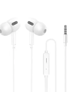 WEKOME Wiчервен слушалки HiFi jack 3,5mm бял