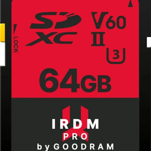 GOODRAM памет card SDXC Iridium PRO 64GB V60 UHS-II U3
