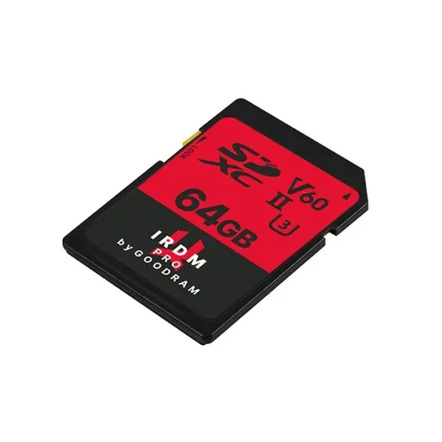 Alternative view of GOODRAM памет card SDXC Iridium PRO 64GB V60 UHS-II U3