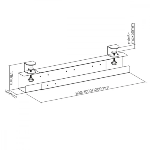 Maclean Under-desk кабел organizer MC-333
