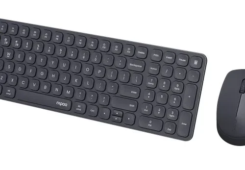 RAPOO wireless multimode desk set черен