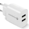 everActive PHONE зарядно 1X USB 18 W QC 3.0 бял