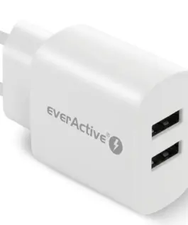 everActive PHONE зарядно 2X USB 2, 4A 12W бял
