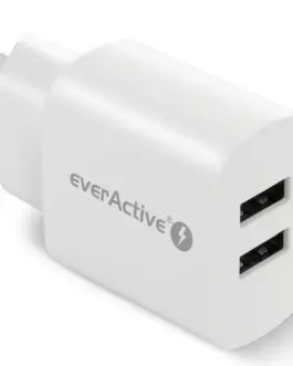 everActive PHONE зарядно 2X USB 2, 4A 12W бял