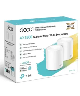 Alternative view of TP-LINK System Wi-Fi Deco X20(2-pack) AX1800