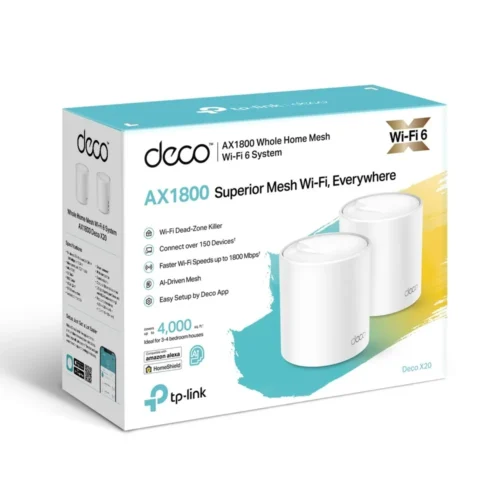 Alternative view of TP-LINK System Wi-Fi Deco X20(2-pack) AX1800