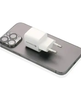 Alternative view of everActive PHONE зарядно GAN 1X US B, 1X USB-C 20W бял