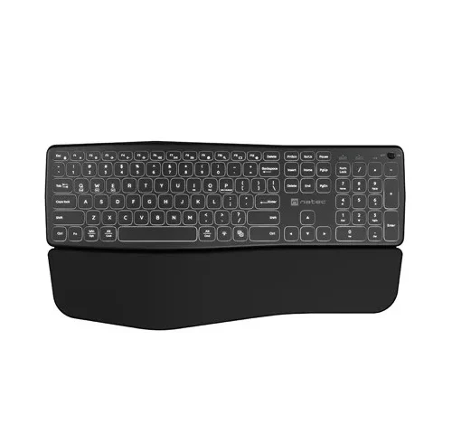 Natec KEYBOARD PORIFERA US WIRELESS BT+2.4GHZ