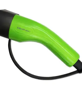 Qoltec зарядна станция EV 2w1 Typ2 | 22kW | Wi-Fi | TUYA | LCD | RFID |3 fazy | Wallbox |