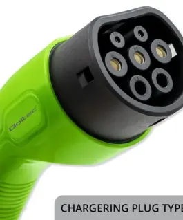 Alternative view of Qoltec Mobile зарядно for EV 2in1 type2 3.5kW LCD