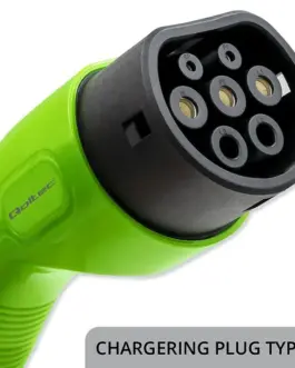 Alternative view of Qoltec Mobile зарядно for EV 2in1 type2 3.5kW LCD