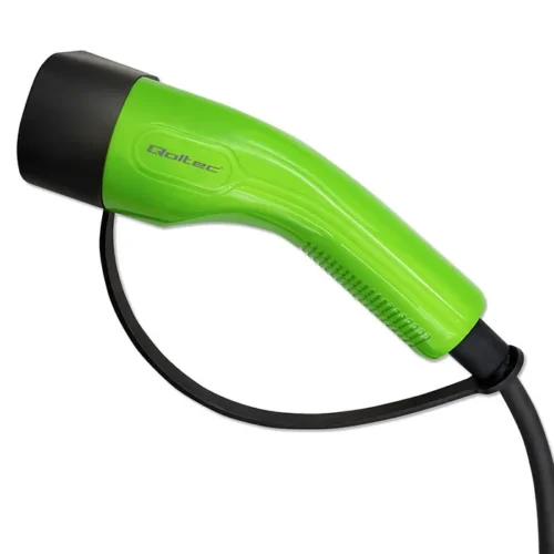 Qoltec Mobile зарядно for EV 2in1 type2 3.5kW LCD