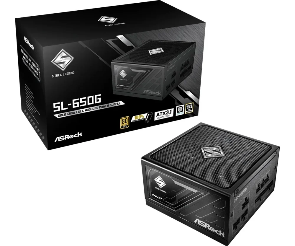 ASRock захранващ блок SL-650G 650W 80PLUS GOLD full modular