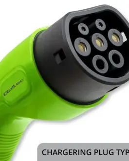 Alternative view of Qoltec Mobile EV зарядно 2in1 Type2 11kW CEE 5 PIN
