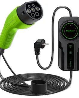 Qoltec Mobile зарядно for EV 2in1 Type2 3.5kW SCHUKO