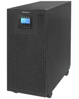 Qoltec 3phase UPS 20kVA 20kW LCD EPO USB PF 1.0