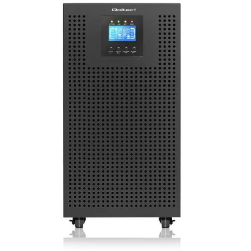 Qoltec 3phase UPS 20kVA 20kW LCD EPO USB PF 1.0