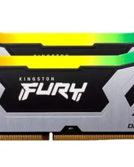 Kingston памет DDR5 Fury Renegade RGB 48GB(2*24GB)/8400 CL40 silver