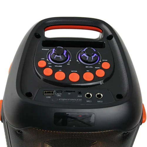 Esperanza BT FM LED RGB KARAOKE SINGER SPEAKER