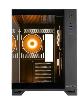 Alternative view of Chieftec Case ISIO GM-30B-TG-OP 6x Fans ARGB