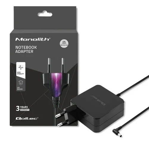 Qoltec Power адаптер 65W 19V l 3.42A l 5.5*2.5