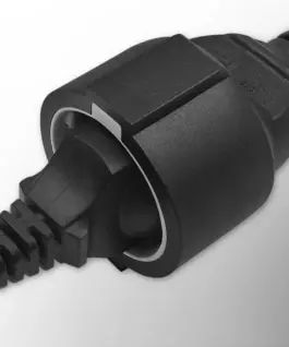 Alternative view of Qoltec адаптер IEC 320 C14 / SCHUKO