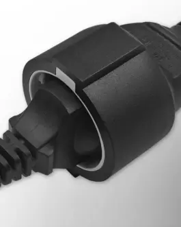 Alternative view of Qoltec адаптер IEC 320 C14 / SCHUKO