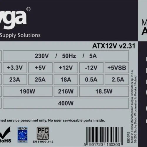 AKYGA AK-B1-400 ATX 400 захранващ блок