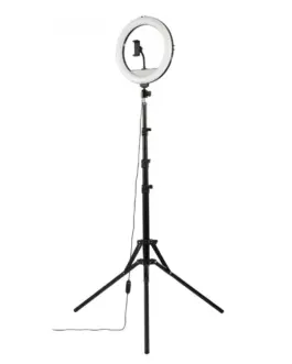 Alternative view of Hama LED ring light tripod