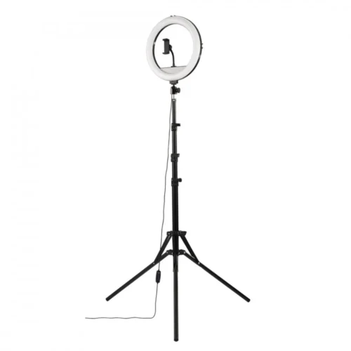 Alternative view of Hama LED ring light tripod