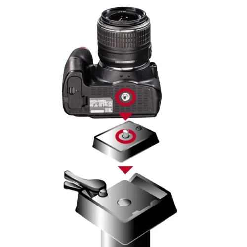 Alternative view of Hama quick relase plate for star 55-63