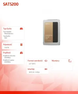 Alternative view of Synology SSD SATA 1,92TB 6Gb/s 2,5 inches 7mm SAT5221-1920G