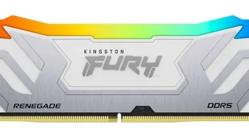 Kingston памет DDR5 Fury Renegade RGB бял 48GB(2*24GB)/8400 CL40