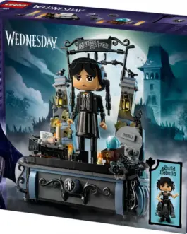 Alternative view of LEGO 76780 Wednesday Addams Figure