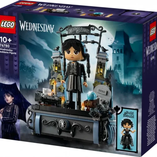Alternative view of LEGO 76780 Wednesday Addams Figure