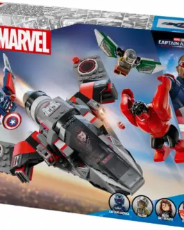 Alternative view of LEGO Blocks Super Heroes 76292 Captain America vs. червен Hulk Battle