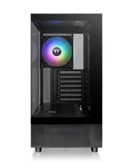 Alternative view of Thermaltake кутия за компютър View 270 Tempeчервен Glass, glass side, CT140 Fan - черен