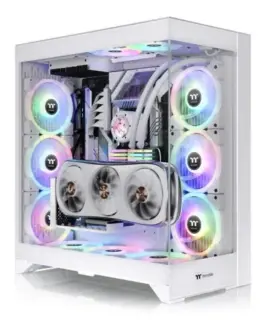 Thermaltake кутия за компютър CTE E600 MX Tempeчервен Glass glass side- snow