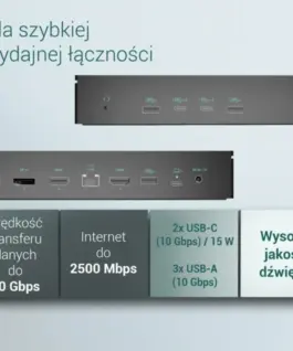 i-tec Universal 5x 4K/60Hz Display Docking Station + Power Delivery 100W