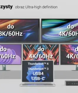 i-tec Universal 5x 4K/60Hz Display Docking Station + Power Delivery 100W