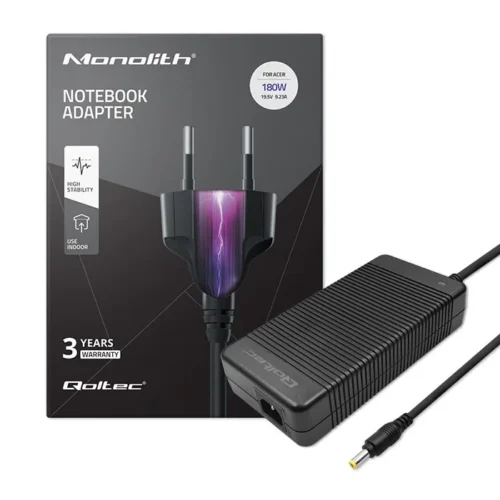 Qoltec адаптер for Acer 180W 19.5V 9.23A 5.51.7