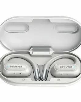 AWEI Bluetooth earbuds 5.4 T93 OWS бял