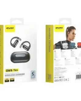 Alternative view of AWEI Bluetooth earbuds 5.4 T93 OWS blue