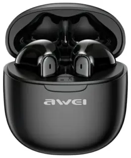 AWEI Bluetooth earphones 5.3 T68 TWS ENC черен