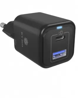 IcyBox USB зарядно IB-PS1020-PD USB 20W, 1x Type-C, 1xType-A