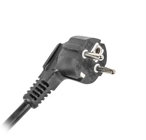 Alternative view of Lanberg PDU rack power strip 19 inch 1U 16A 5x230V 2m черен