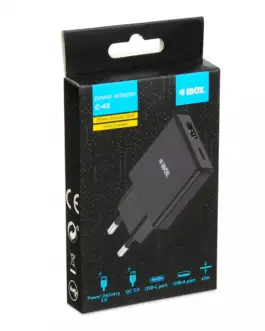 Alternative view of iBOX мрежоо зарядно Ibox C43B