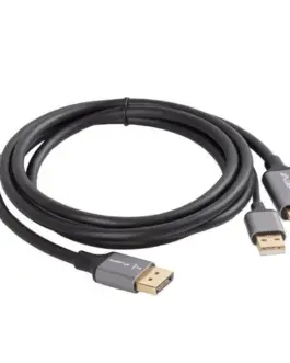 Alternative view of Lanberg HDMI(M)-Displaypor(M) кабел 1.8M 4K черен