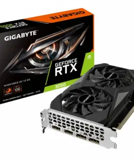 Gigabyte видео карта GeForce RTX 3050 WINDFORCE OC V2 6GB GDDR6 96bit 2DP/2HDMI